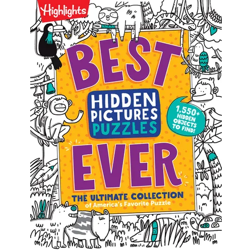 Best Hidden Pictures Puzzles Ever: 144-Page Puzzle Book with Over 1,500 Hidden Objects, Classic Search-And-Find Puzzles and Travel Activities for Kids - Paperback