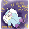 Sleepy Purple Panda - Hardcover
