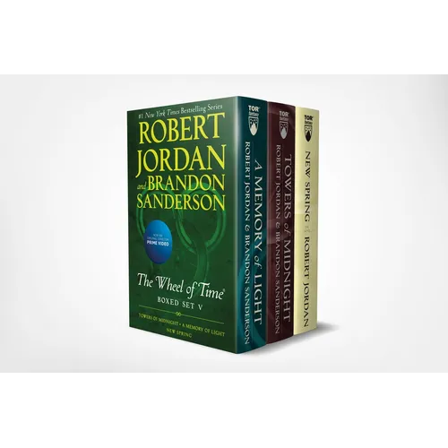 Wheel of Time Premium Boxed Set V: Book 13: Towers of Midnight, Book 14: A Memory of Light, Prequel: New Spring - Mass Market Paperbound