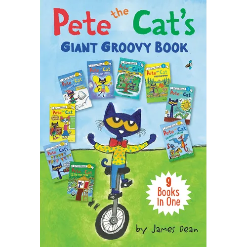 Pete the Cat's Giant Groovy Book: 9 Stories in 1 Book - Hardcover