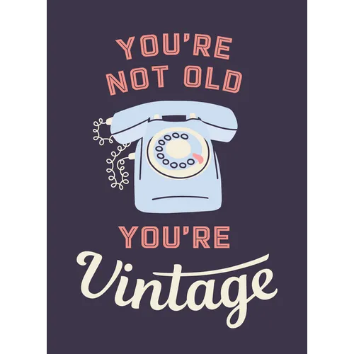 You're Not Old, You're Vintage: Joyful Quotes for the Young at Heart - Hardcover
