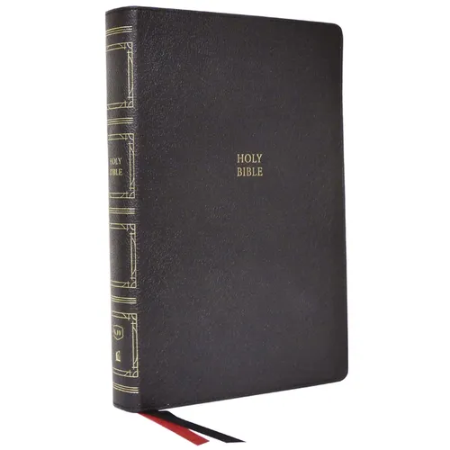 KJV Holy Bible: Paragraph-Style Large Print Thinline with 43,000 Cross References, Black Genuine Leather, Red Letter, Comfort Print (Thumb Indexed): K - Leather