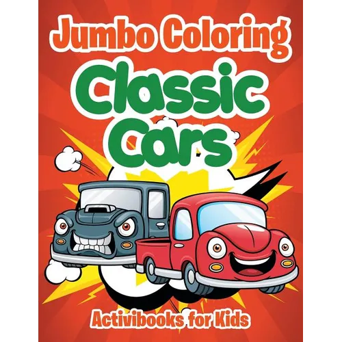 Jumbo Coloring: Classic Cars - Paperback