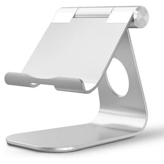 Buy sliver Tablet Stand Adjustable Desktop Holder Dock
