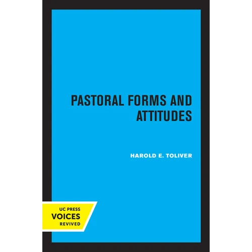 Pastoral Forms and Attitudes - Paperback