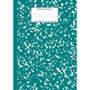 Marble Notebook A4: Teal Marble College Ruled Journal - Paperback