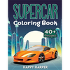 Supercar Coloring - Paperback
