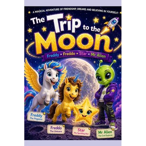 The Pegasus, The Unicorn and the Star.: The Trip to the Moon - Paperback