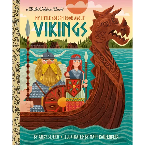 My Little Golden Book about Vikings - Hardcover