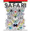Safari Coloring books: Wild Animals Flowers Mandala and Doodle Pattern - Paperback