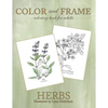 Color and Frame: Herbs - Paperback