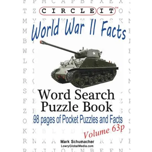 Circle It, World War II Facts, Pocket Size, Word Search, Puzzle Book - Paperback