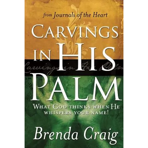 Carvings in His Palm: What God Thinks When He Whispers Your Name - Paperback
