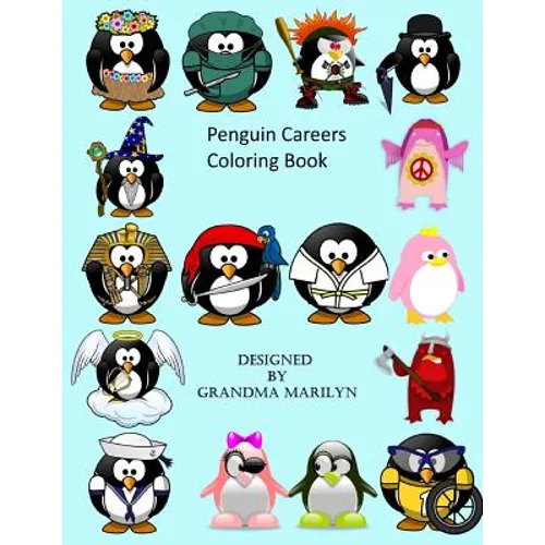 Penguin Careers Coloring Book - Paperback