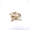 Letter N Flower Charm Ball Bracelet BR2221-27 (12PC)