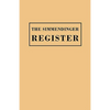 Simmendinger Register of Persons Still Living, by God's Grace, in the Year 1709, Under the Wonderful Providence of the Lord, Journeyed from Germany to - Paperback