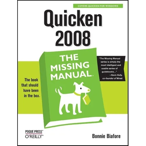 Quicken 2008: The Missing Manual - Paperback