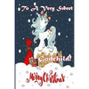 To A Very Sweet Godchild! Merry Christmas (Coloring Card): Holiday Messages, Christmas Animals; Coloring for Young Children - Paperback