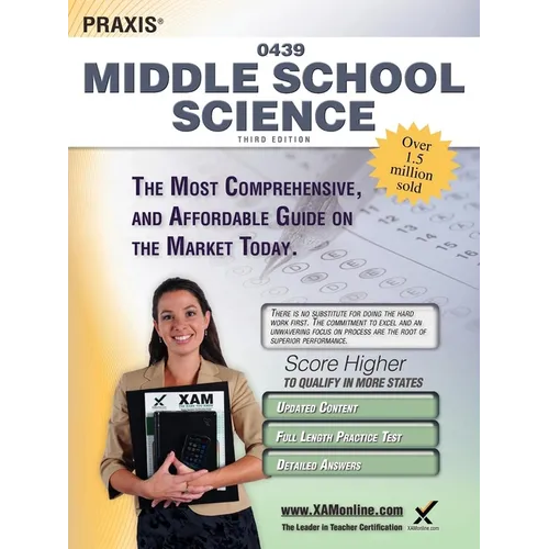 Praxis Middle School Science 0439 Teacher Certification Study Guide Test Prep - Paperback