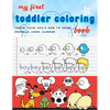 My First Toddler Coloring Book: coloring cartooning (teach your child how to draw animals, humans, cars..)journal, notebook - Paperback