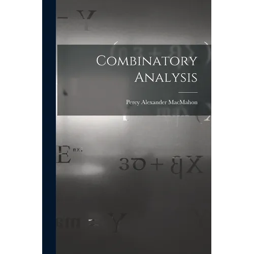 Combinatory Analysis - Paperback