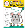 My First Learn-To-Draw: Baby Animals: (25 Wipe Clean Activities + Dry Erase Marker) - Spiral