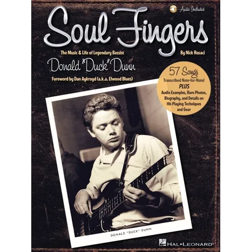 Soul Fingers - The Music & Life of Legendary Bassist Donald Duck Dunn Book/Online Audio - Paperback