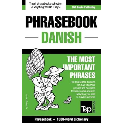 Danish phrasebook and 1500-word dictionary - Paperback