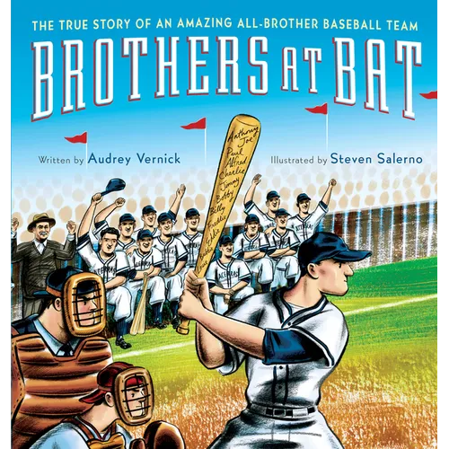 Brothers at Bat: The True Story of an Amazing All-Brother Baseball Team - Paperback