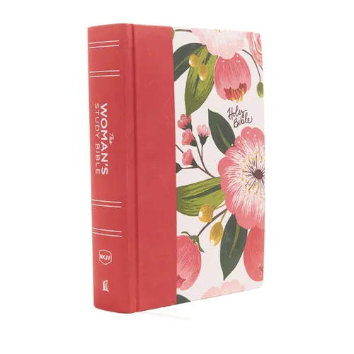 The NKJV, Woman's Study Bible, Fully Revised, Imitation Leather, Black/Burgundy, Full-Color, Indexed: Receiving God's Truth for Balance, Hope, and Tra - Hardcover