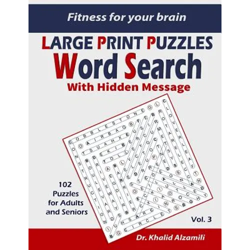 Fitness for your brain: Word Search With Hidden Message: Train your brain anywhere, anytime! - 102 Puzzles for Adults and Seniors - Paperback