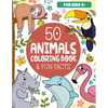 50 Animals Coloring Book & Fun Facts for Kids: Discover a Colorful World of Amazing Animals - Paperback