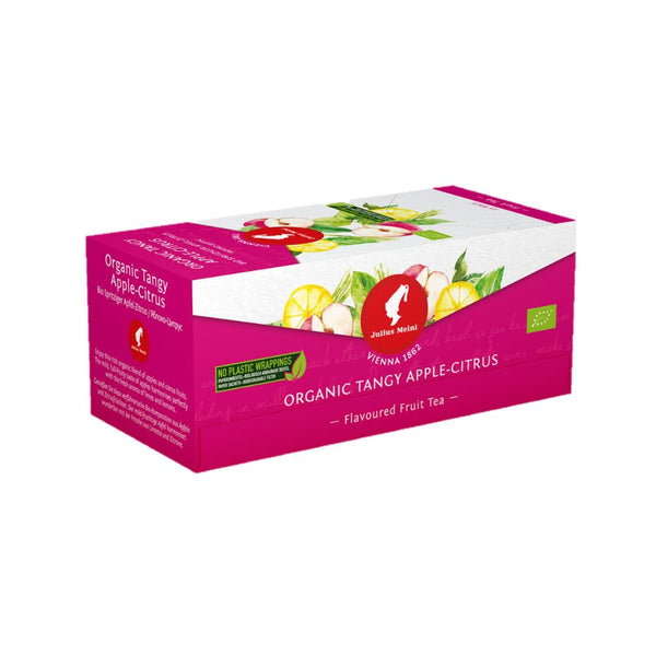 Julius Meinl Organic Tangy Apple-Citrus Fruit Tea Bags 25ct