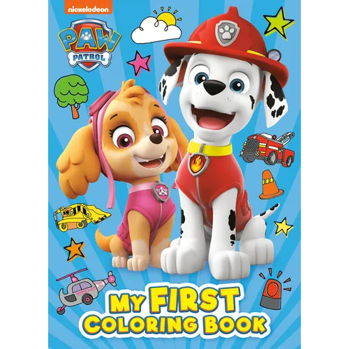 Paw Patrol: My First Coloring Book (Paw Patrol) - Paperback