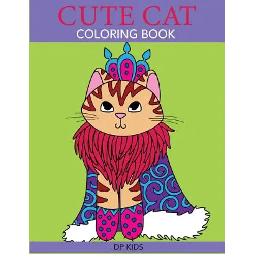 Cute Cat Coloring Book - Paperback