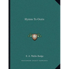 Hymns to Osiris - Paperback