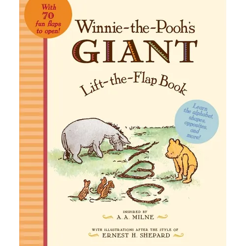 Winnie the Pooh's Giant Lift The-Flap - Board Book