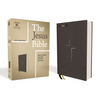 The Jesus Bible, ESV Edition, Cloth Over Board, Grey - Hardcover