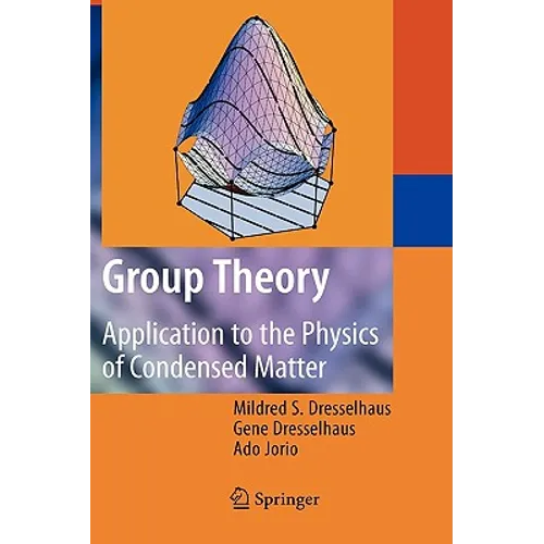 Group Theory: Application to the Physics of Condensed Matter - Hardcover