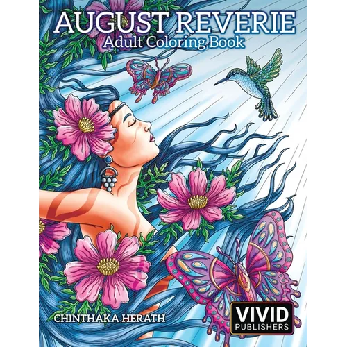 August Reverie: Adult Coloring Book - Paperback