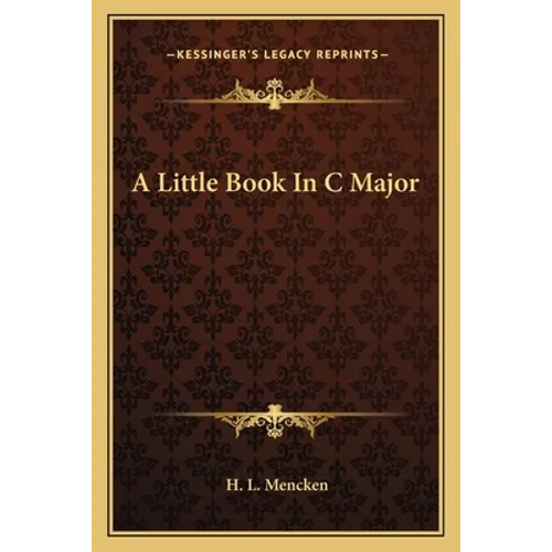 A Little Book In C Major - Paperback