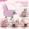 Kids Recliner Chair with Cup Holder and Adjustable Backrest