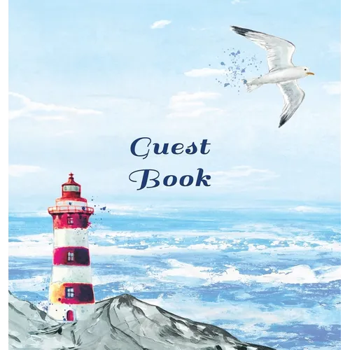 GUEST BOOK FOR VACATION HOME, Visitors Book, Beach House Guest Book, Seaside Retreat Guest Book, Visitor Comments Book.: HARDCOVER: Suitable for Beach - Hardcover