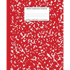 Marble Composition Notebook College Ruled: Red Marble Notebooks, School Supplies, Notebooks for School - Paperback