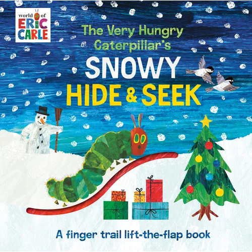 The Very Hungry Caterpillar's Snowy Hide & Seek: A Finger Trail Lift-The-Flap Book - Board Book