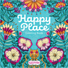 Happy Place Coloring Book: Adult Coloring Book for Relaxation and Stress Relief with 98 Patterns, Including Flowers, Birds, Butterflies, Word Art, Maz - Paperback