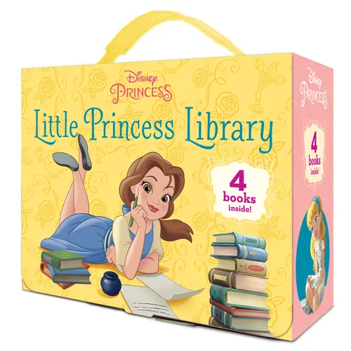 Little Princess Library (Disney Princess): Disney Cinderella; Disney the Little Mermaid; Disney Moana; Disney Beauty & the Beast - Boxed Set
