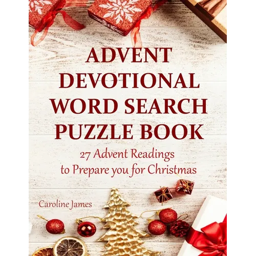 Advent Devotional Word Search Puzzle Book: 27 Advent Readings to Prepare you for Christmas - Paperback