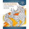 Seahorse Coloring Book: An Adult Coloring Book of 40 Zentangle Seahorse Designs with Henna, Paisley and Mandala Style Patterns - Paperback