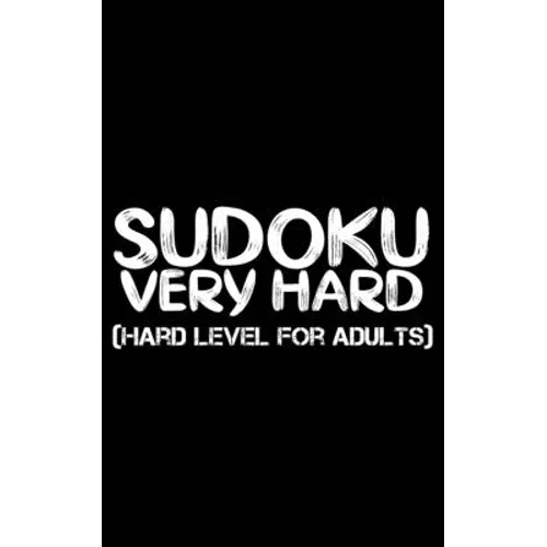 Sudoku: Hard Level for Adults - All 9*9 Hard 158+ Sudoku - Pocket Sudoku Puzzle Books - Sudoku Puzzle Books Hard - Large Print - Paperback